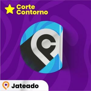 ADESIVO VINIL JATEADO     Corte contorno 